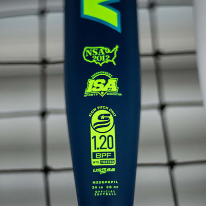 2026 Miken KP23 Pro 12" 1-Piece Maxload USSSA Slowpitch Softball Bat: MSU6PKP1L