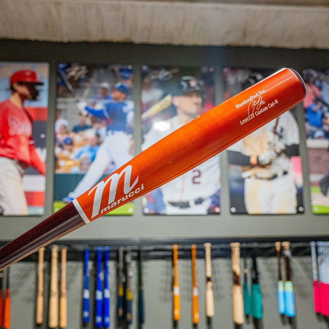 Marucci Pro Reserve LINDY12 Torpedo Maple Wood Baseball Bat: MVE5LIND12T-CH/BO