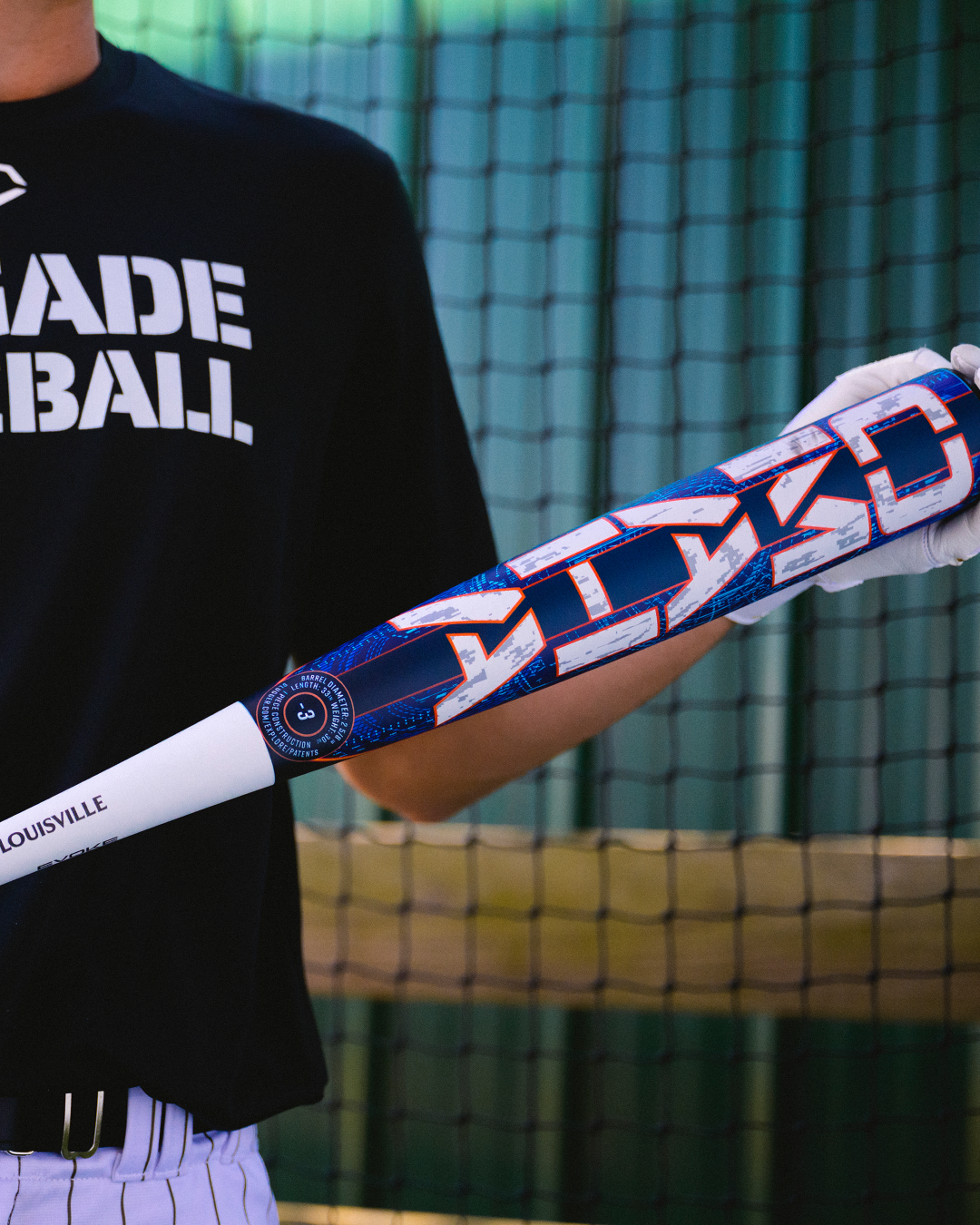 2027 Louisville Slugger Omaha (-3) BBCOR Baseball Bat: WBL4249010