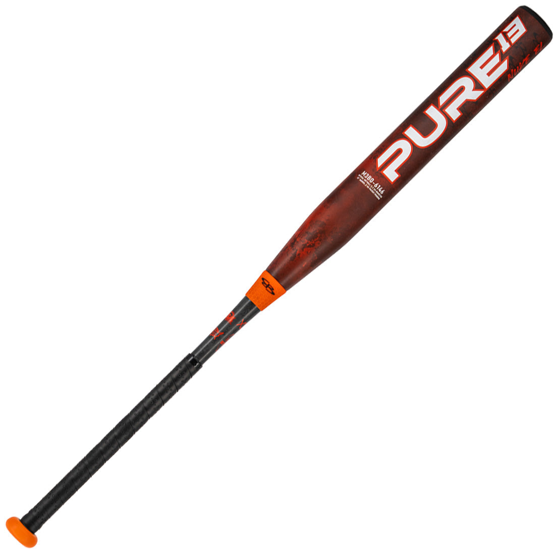 Boombah Pure Orange Nuke 13" Endloaded Slowpitch Softball Bat: M3B0-6146
