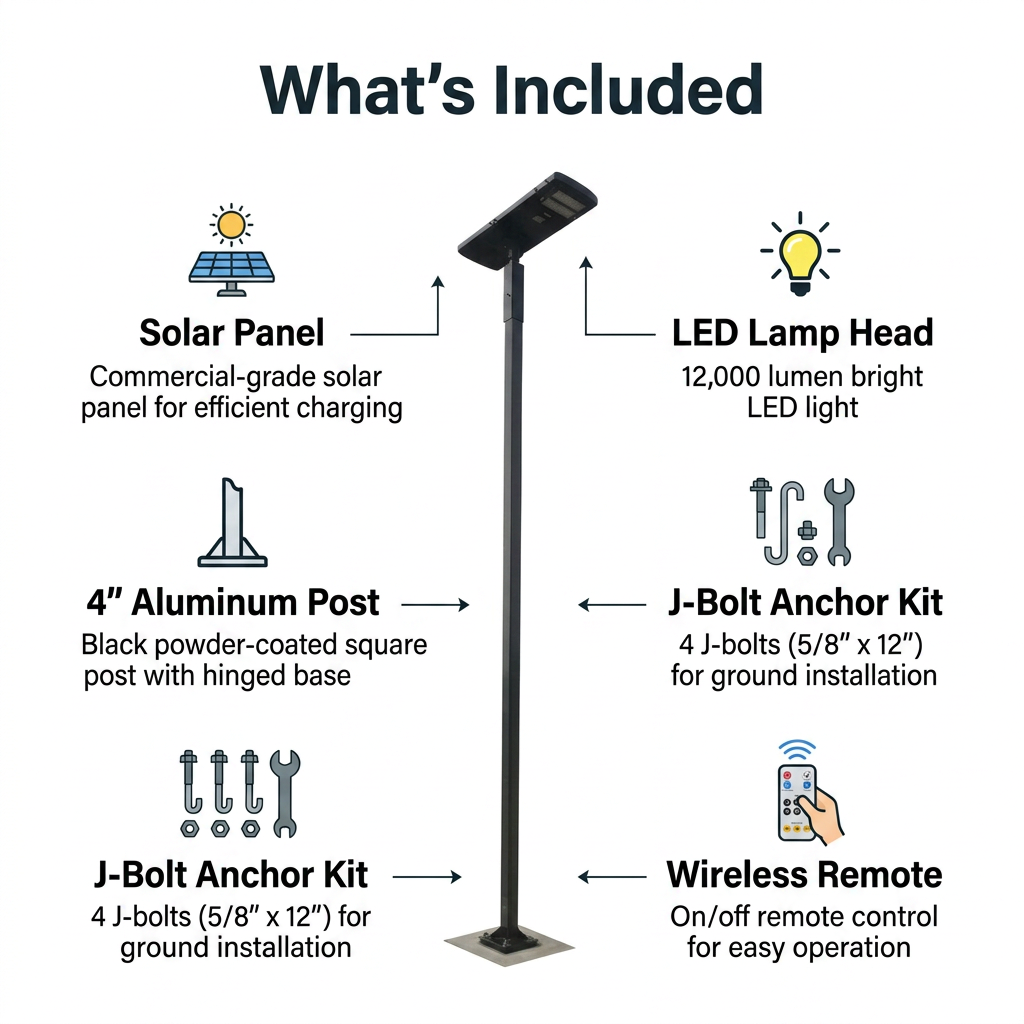 Court Vision™ Solar Powered Court Light by First Team