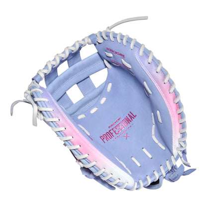 Easton Professional Collection Color Splash 3.0 34" Fastpitch Softball Catcher's Mitt/Glove - PCFPCM34PE
