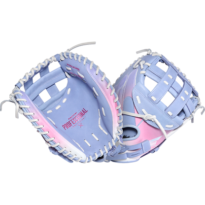 Easton Professional Collection Color Splash 3.0 34” Fastpitch Catcher’s Mitt: PCFPCM34PE