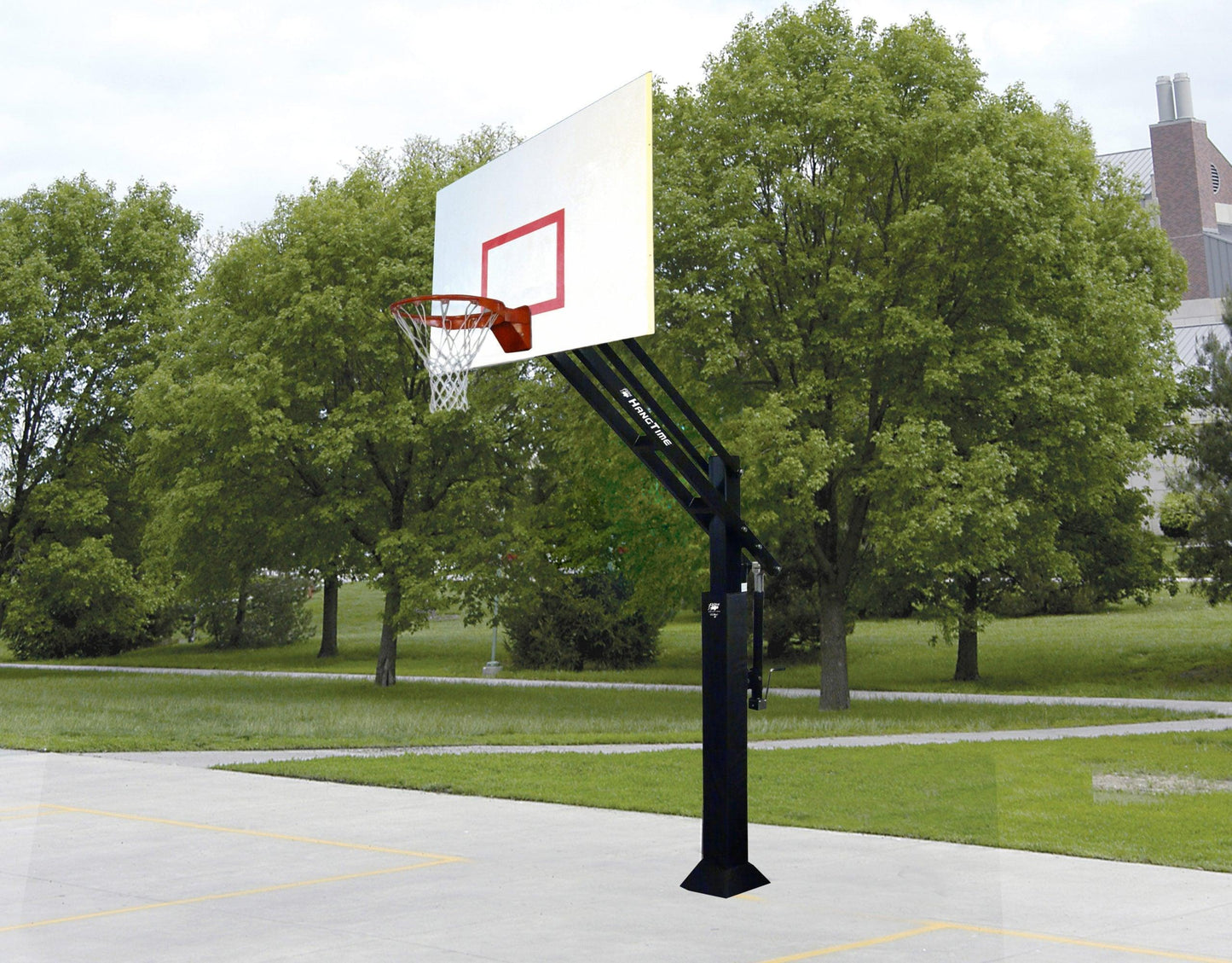 Bison Ultimate Hangtime 6" Adjustable In-Ground Basketball Hoop