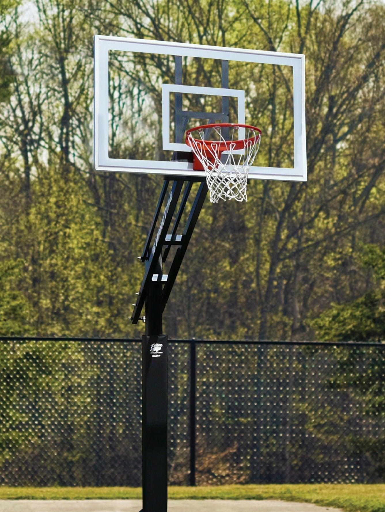 Bison Ultimate Hangtime 6" Adjustable In-Ground Basketball Hoop