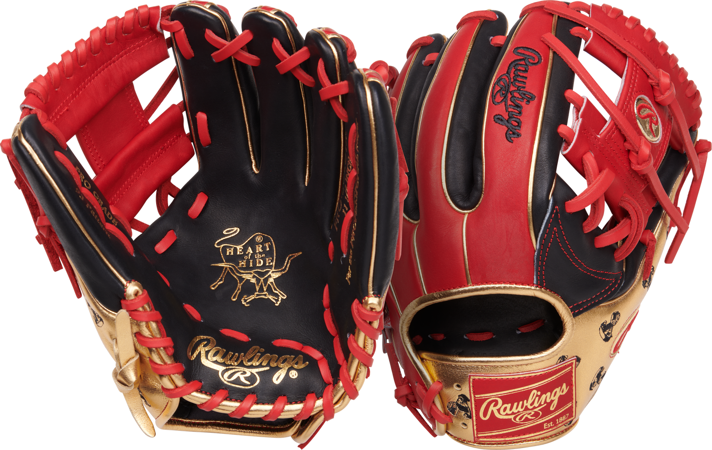 Rawlings Heart of the Hide 11.5" Gold Glove Club June 2025 Baseball Fielding Glove - PRO-GOLDYIX