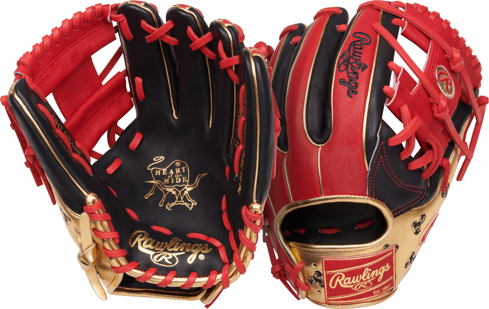Rawlings Heart of the Hide 11.5" Gold Glove Club June 2025 Baseball Fielding Glove - PRO-GOLDYIX