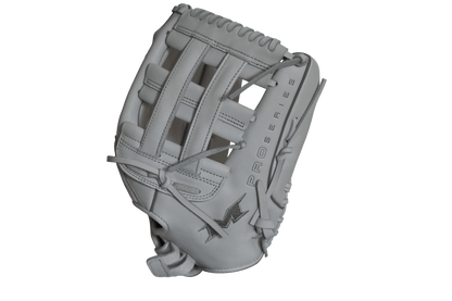 Miken Pro Series 14" Slow Pitch Fielding Glove - White/White: PRO140WW