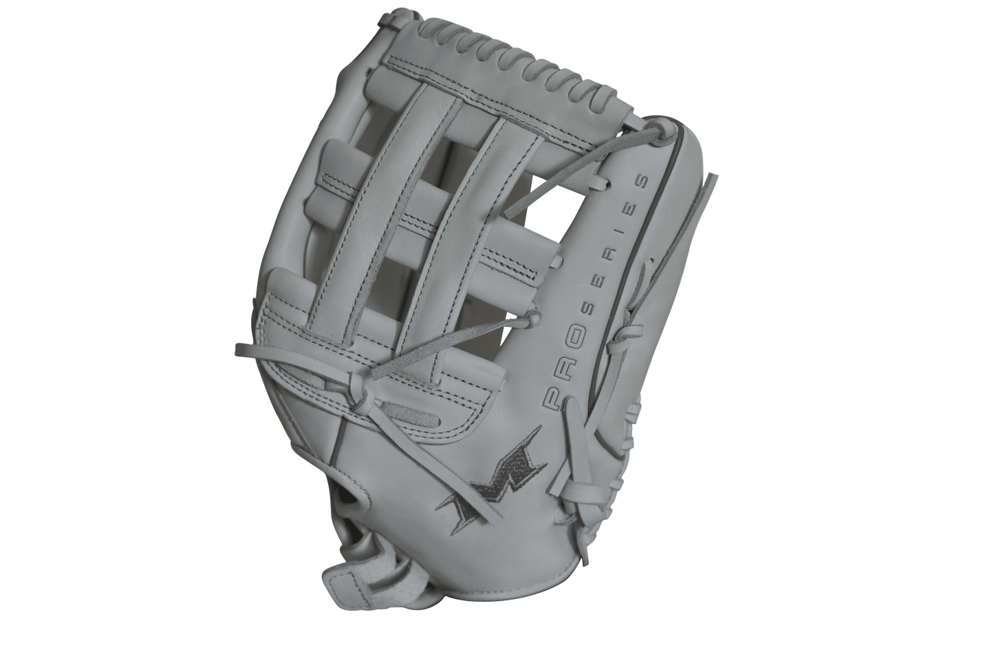 Miken Pro Series 15" Slow Pitch Fielding Glove - White/White: PRO150WW