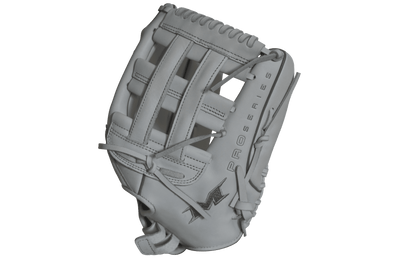 Miken Pro Series 15" Slow Pitch Fielding Glove - White/White: PRO150WW