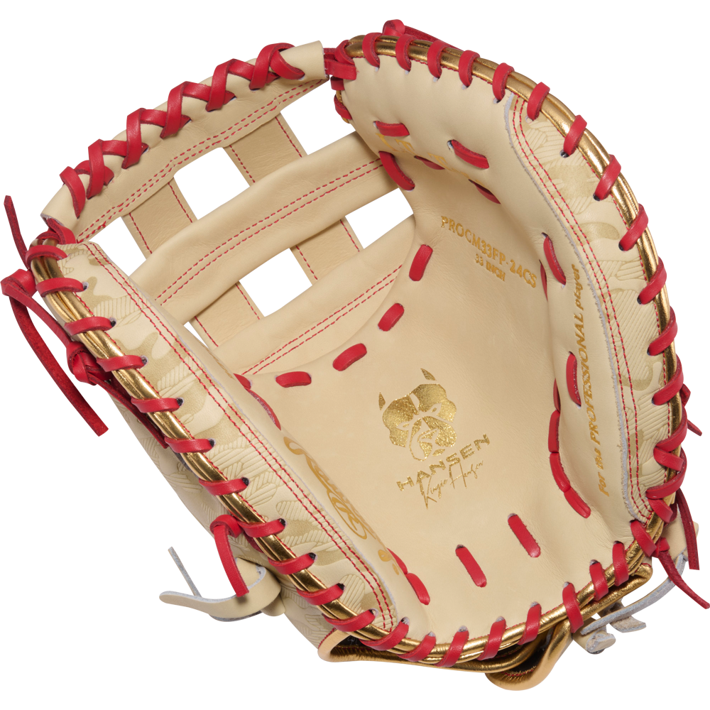 Rawlings Heart of the Hide 33" Kinzie Hansen K9 Fastpitch Catcher's Mitt: PROCM33FP-24CS