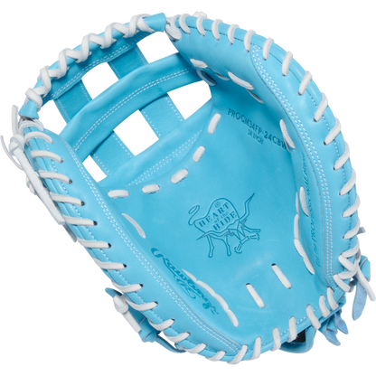 Rawlings Heart of the Hide 34" Fastpitch Catcher's Mitt: PROCM34FP-24CBW