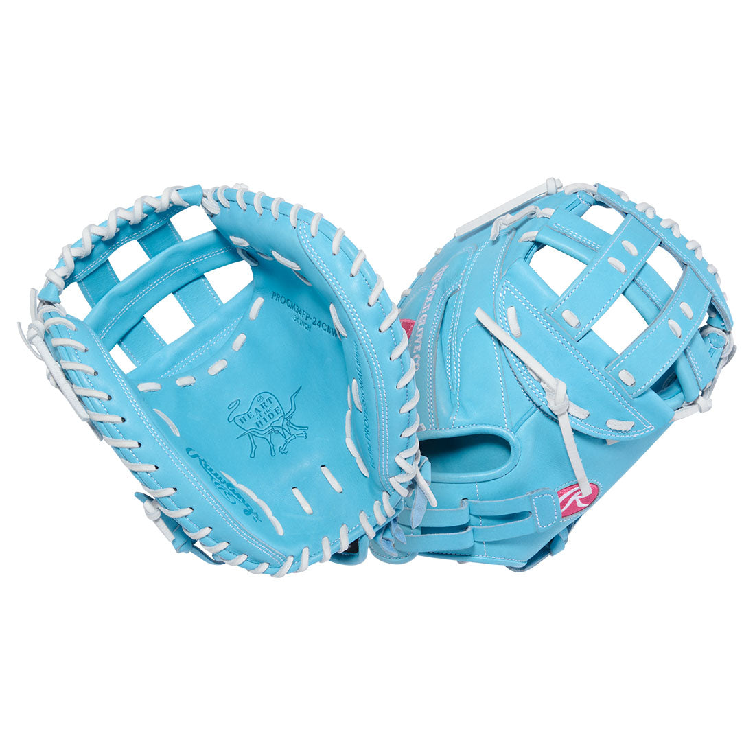 Rawlings Heart of the Hide 34" Fastpitch Softball Catcher's Mitt: PROCM34FP-24CBW