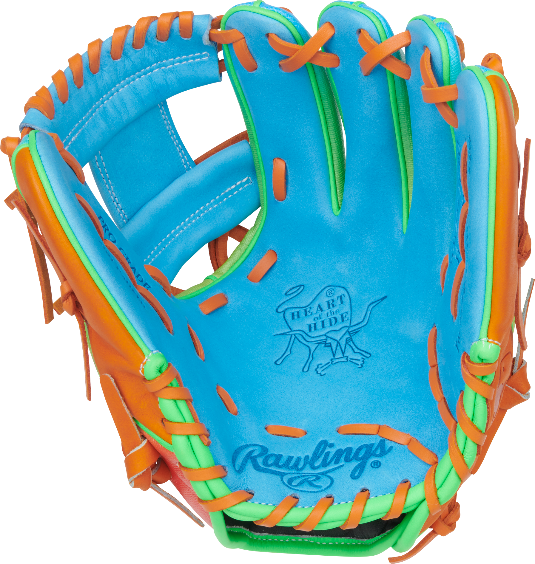 Rawlings Heart of the Hide Fun Burst 11.5" Baseball Fielding Glove - PROR204-2CBO