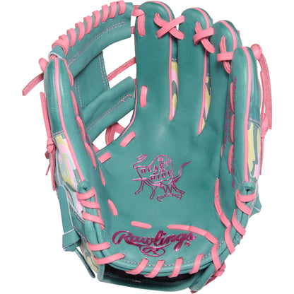 Rawlings Heart of the Hide ColorSync 10 Teal Camo 11.5" Baseball Fielding Glove - PROR204-2SP