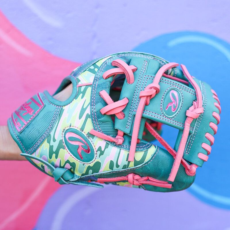 Rawlings Heart of the Hide ColorSync 10 Teal Camo 11.5" Baseball Fielding Glove - PROR204-2SP