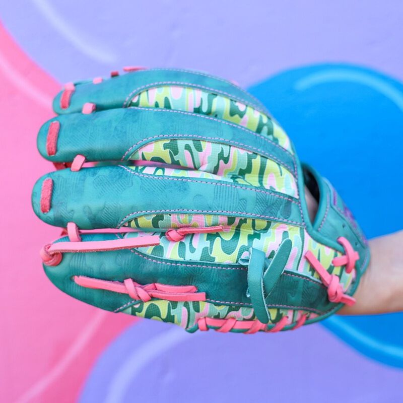 Rawlings Heart of the Hide ColorSync 10 Teal Camo 11.5" Baseball Fielding Glove - PROR204-2SP