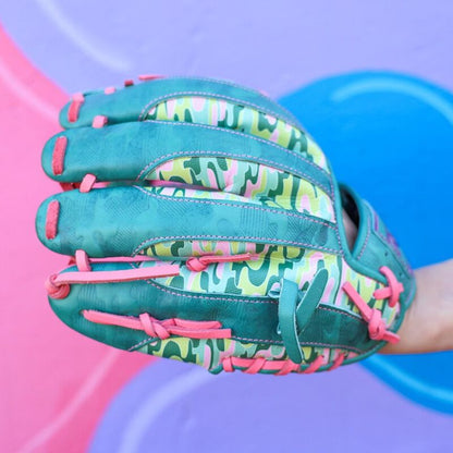 Rawlings Heart of the Hide ColorSync 10 Teal Camo 11.5" Baseball Fielding Glove - PROR204-2SP