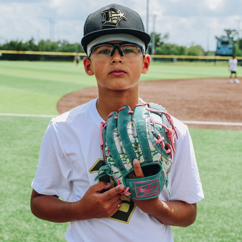 Rawlings Heart of the Hide ColorSync 10 Teal Camo 11.5" Baseball Fielding Glove - PROR204-2SP