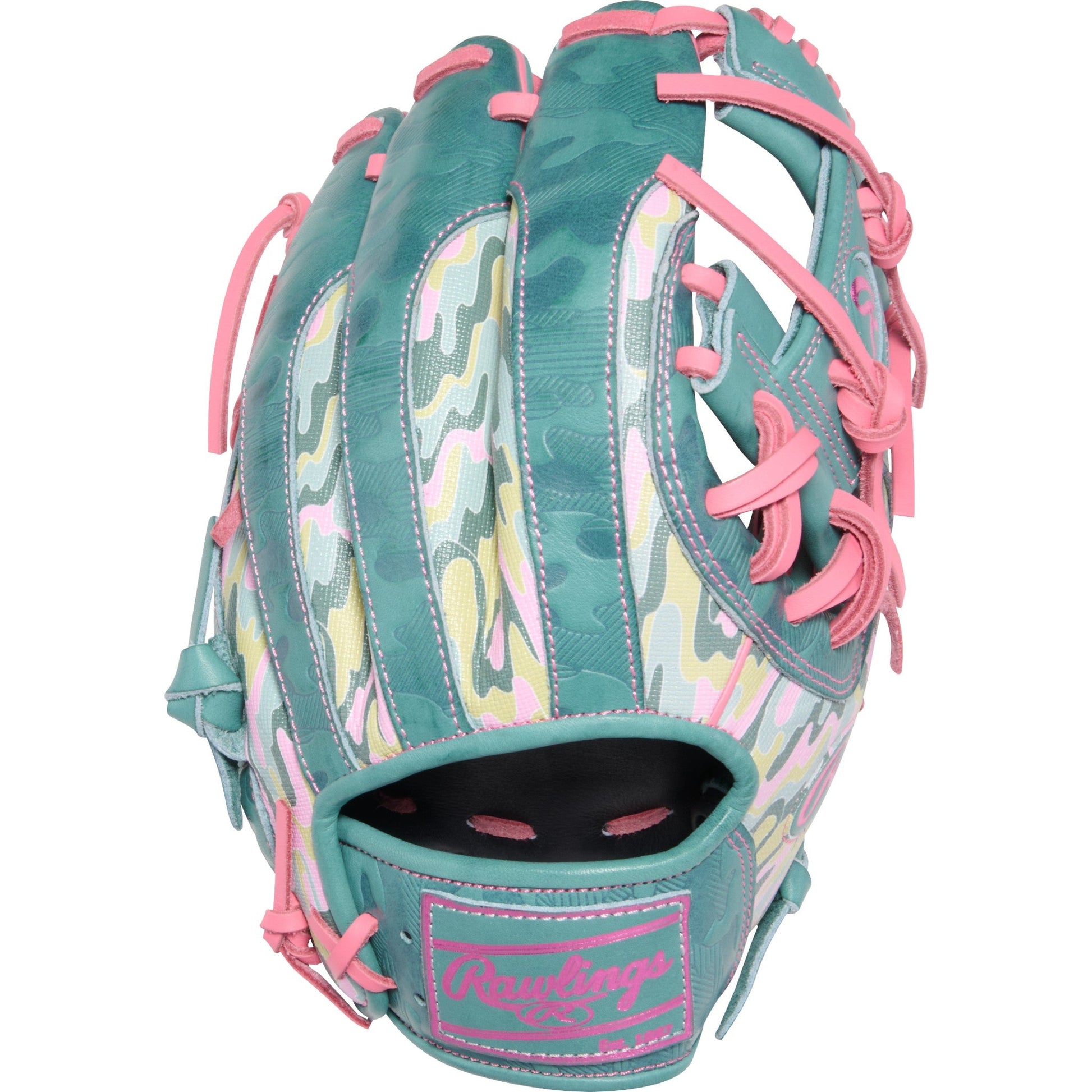 Rawlings Heart of the Hide ColorSync 10 Teal Camo 11.5" Baseball Fielding Glove - PROR204-2SP