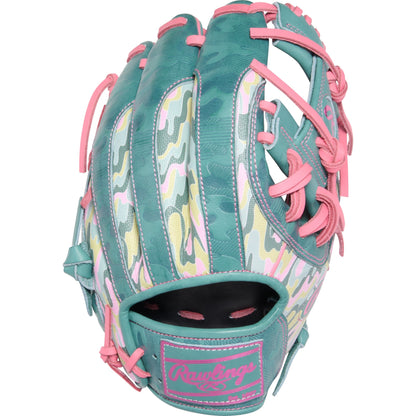 Rawlings Heart of the Hide ColorSync 10 Teal Camo 11.5" Baseball Fielding Glove - PROR204-2SP