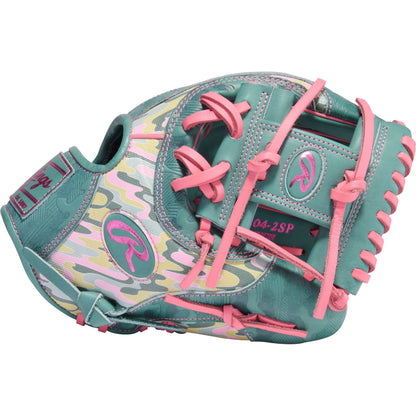 Rawlings Heart of the Hide ColorSync 10 Teal Camo 11.5" Baseball Fielding Glove - PROR204-2SP