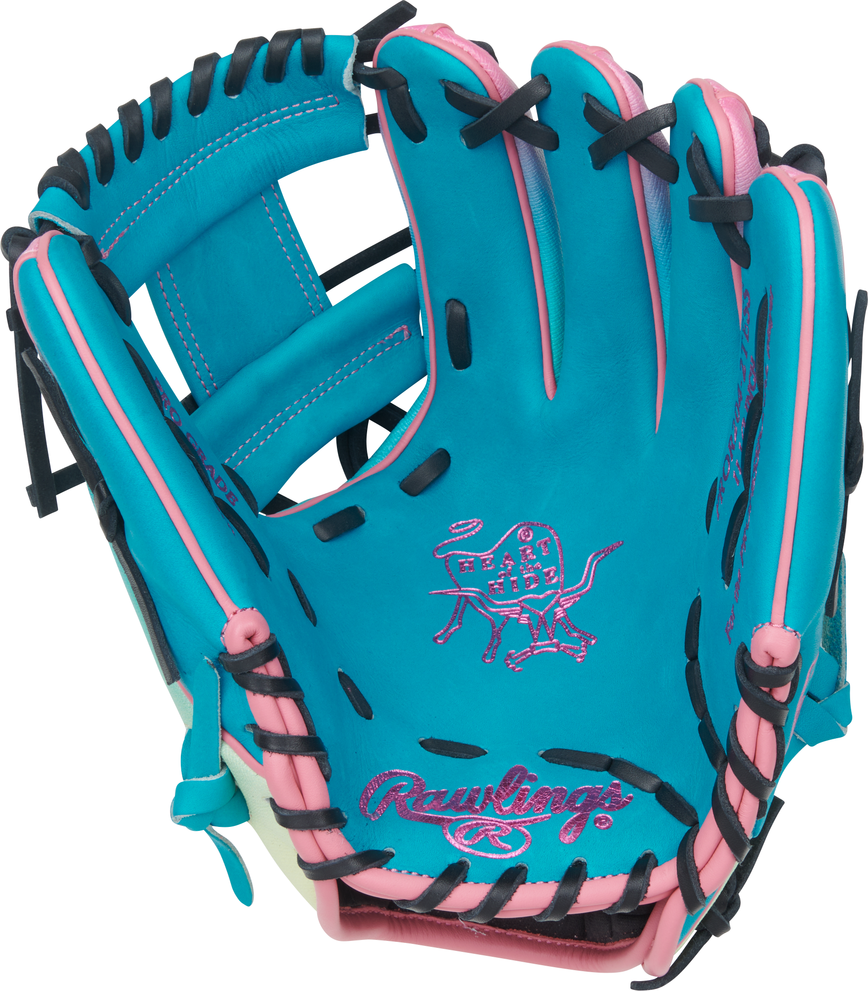 Rawlings Heart of the Hide Fun Burst 11.5" Baseball Fielding Glove - PROR204-2TESS
