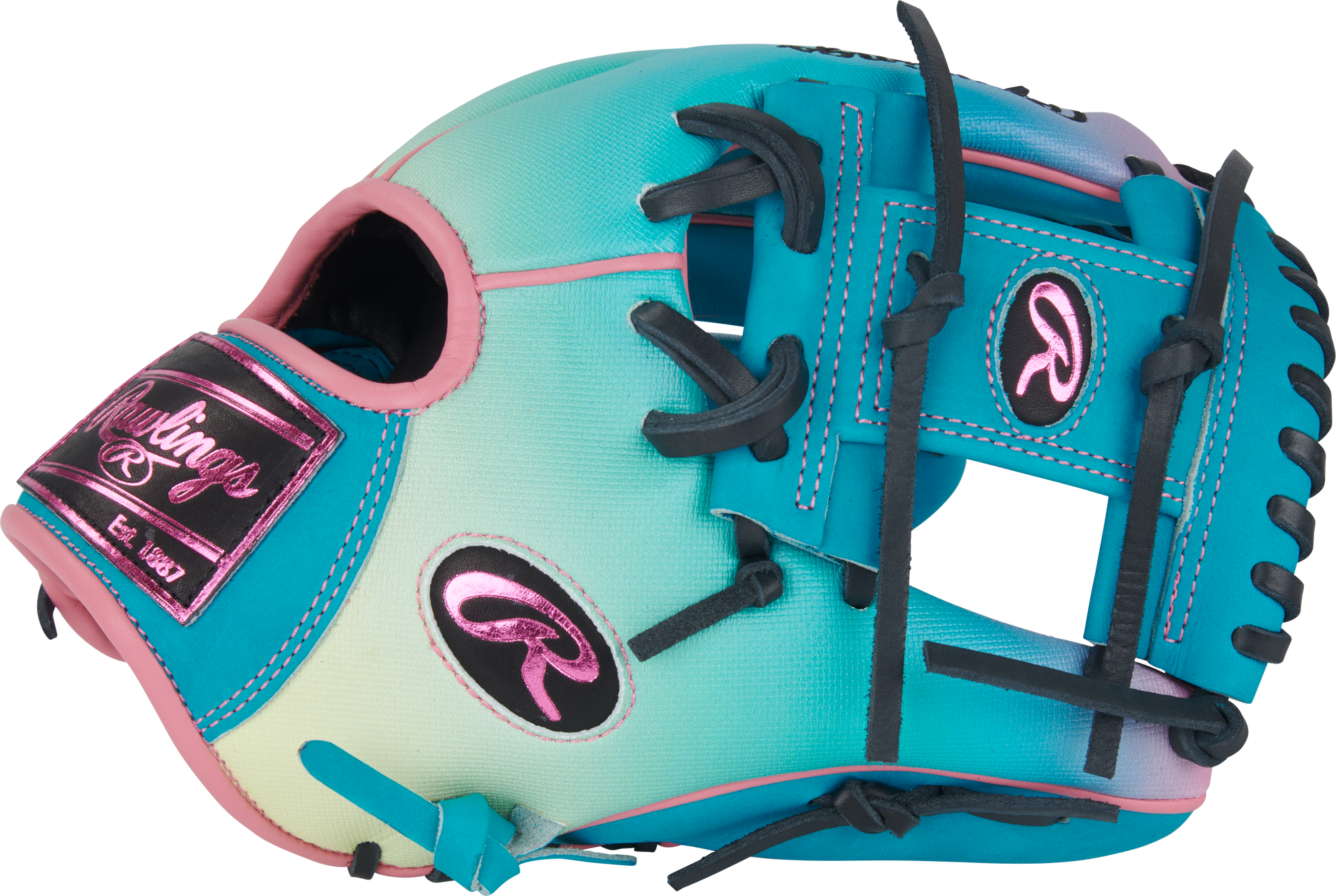 Rawlings Heart of the Hide Fun Burst 11.5" Baseball Fielding Glove - PROR204-2TESS