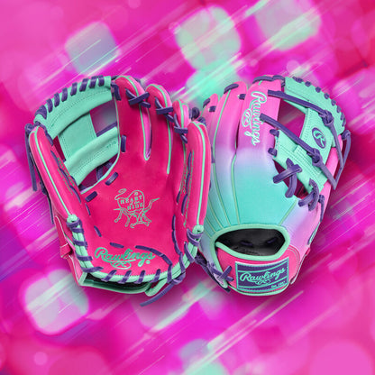 Rawlings Heart of the Hide Fun Burst 2.0 11.5" Baseball Fielding Glove - PROR204U-2BEM