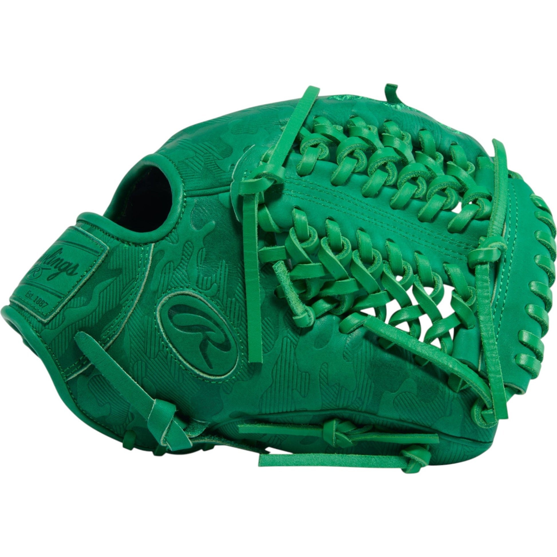 Rawlings Heart of the Hide ColorSync 10 Kelly Green Camo 11.75" Baseball Fielding Glove - PROR205-4KG