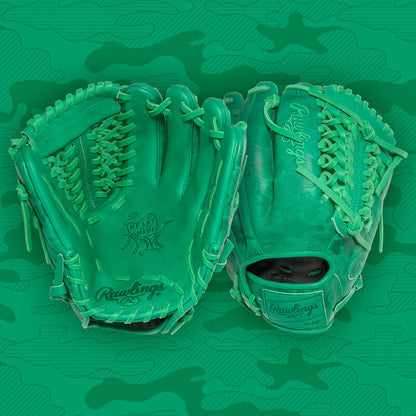 Rawlings Heart of the Hide ColorSync 10 Kelly Green Camo 11.75" Baseball Fielding Glove - PROR205-4KG