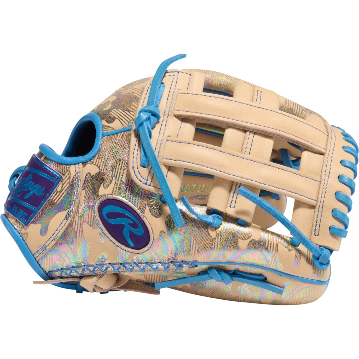 Rawlings Heart of the Hide ColorSync 10 Metallic Camo 12.25" Baseball Fielding Glove - PROR207U-6CC