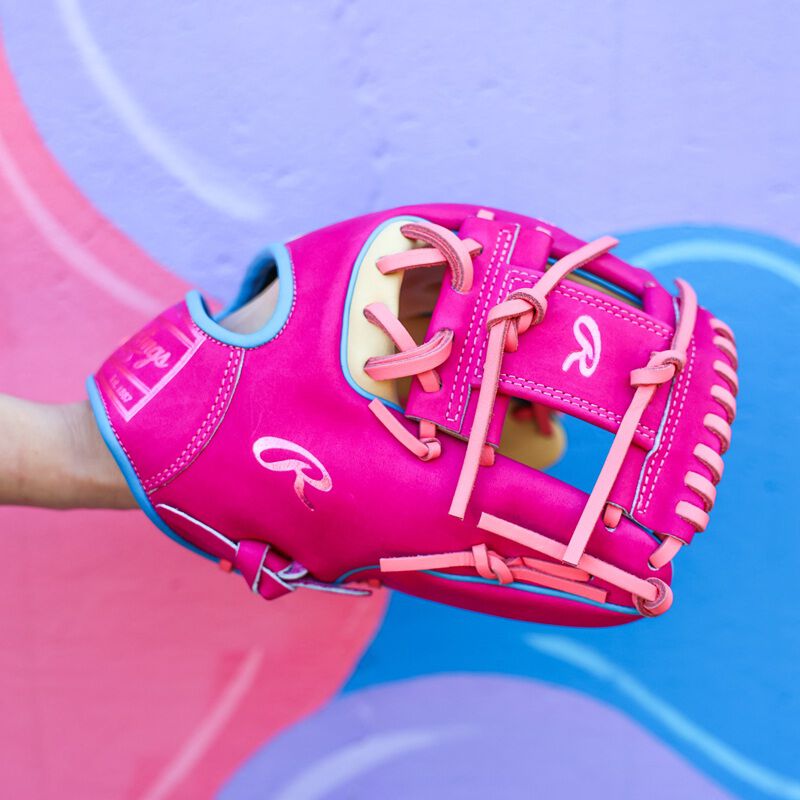 Rawlings Heart of the Hide ColorSync 10 Woodgrain Pink 11.5" Baseball Fielding Glove - PROR2174-2CBE