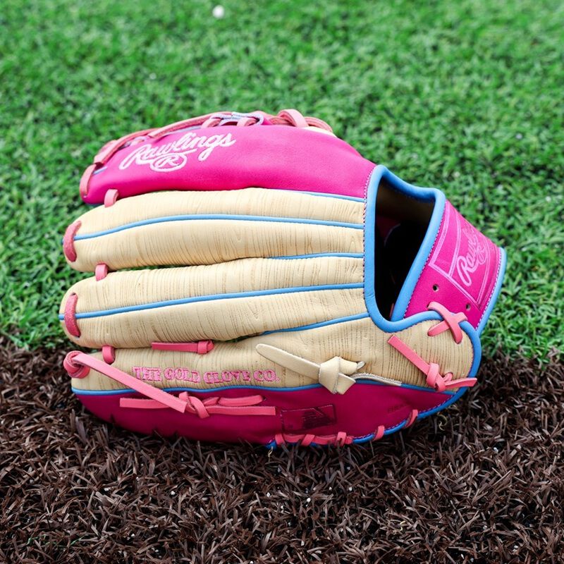 Rawlings Heart of the Hide ColorSync 10 Woodgrain Pink 11.5" Baseball Fielding Glove - PROR2174-2CBE