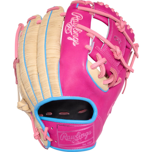 Rawlings Heart of the Hide ColorSync 10 Woodgrain Pink 11.5" Baseball Fielding Glove - PROR2174-2CBE
