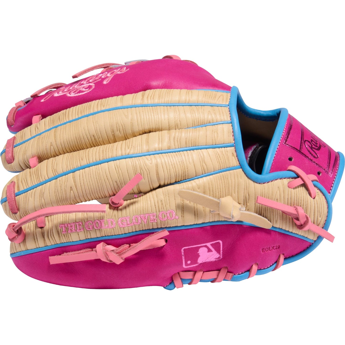 Rawlings Heart of the Hide ColorSync 10 Woodgrain Pink 11.5" Baseball Fielding Glove - PROR2174-2CBE