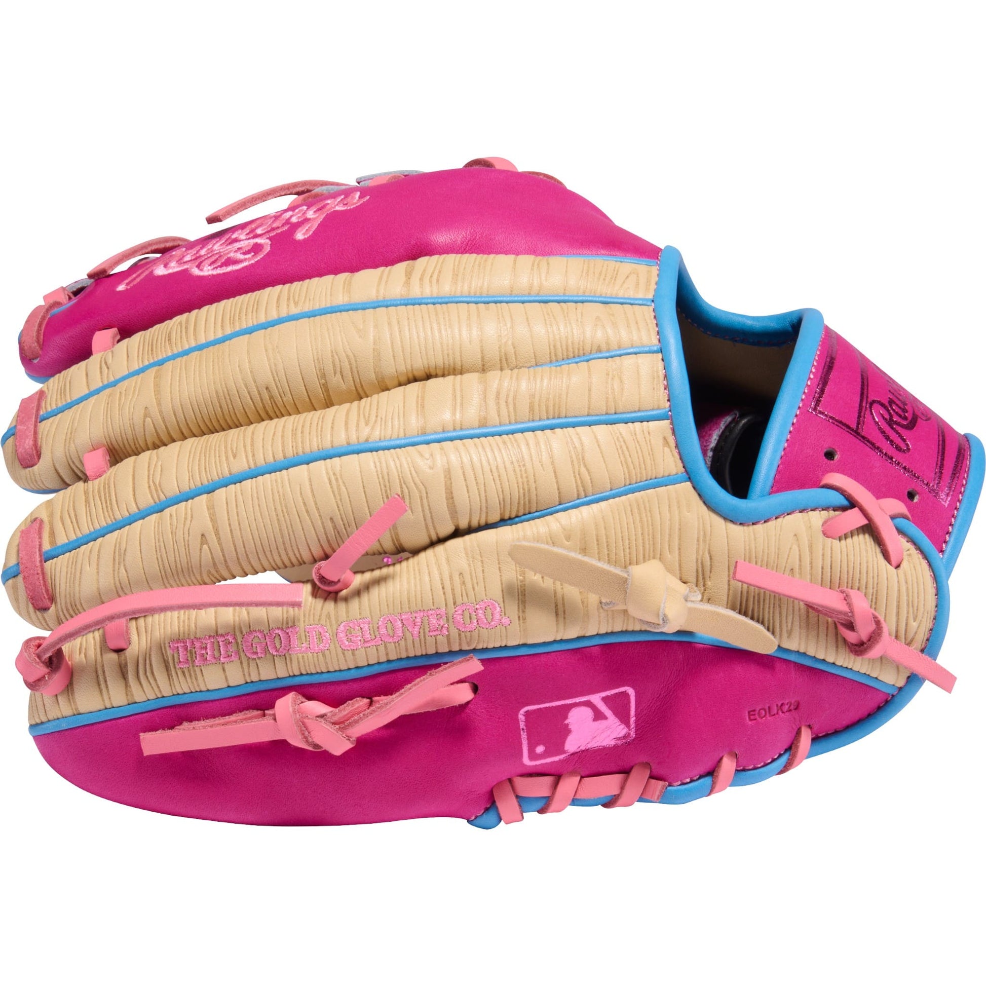 Rawlings Heart of the Hide ColorSync 10 Woodgrain Pink 11.5" Baseball Fielding Glove - PROR2174-2CBE