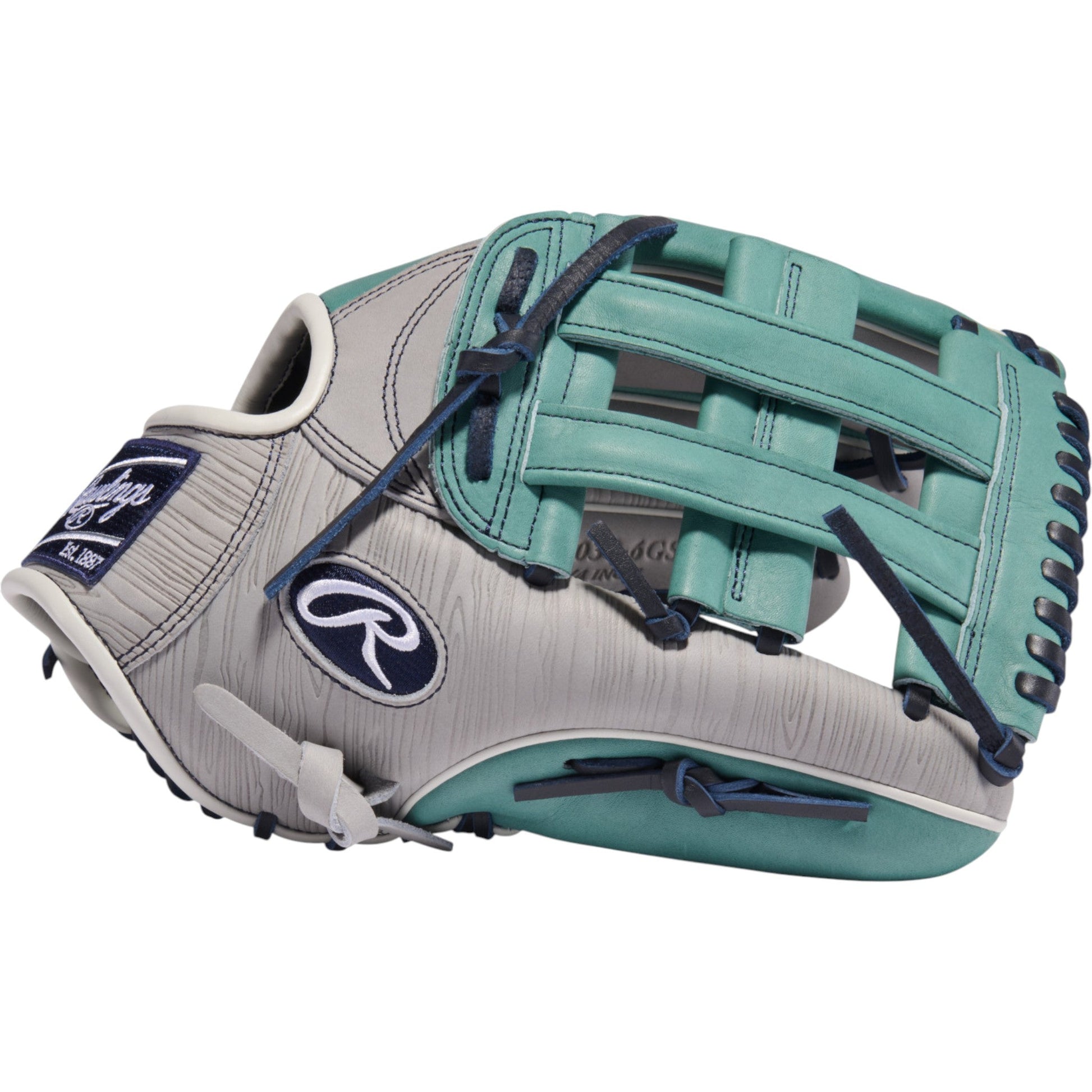 Rawlings Heart of the Hide ColorSync 10 Woodgrain Sage 12.75" Baseball Fielding Glove - PROR3039-6GSP