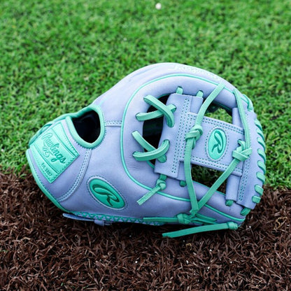 Rawlings Heart of the Hide ColorSync 10 Periwinkle Mint 11.5" Baseball Fielding Glove - PROR314-2PE