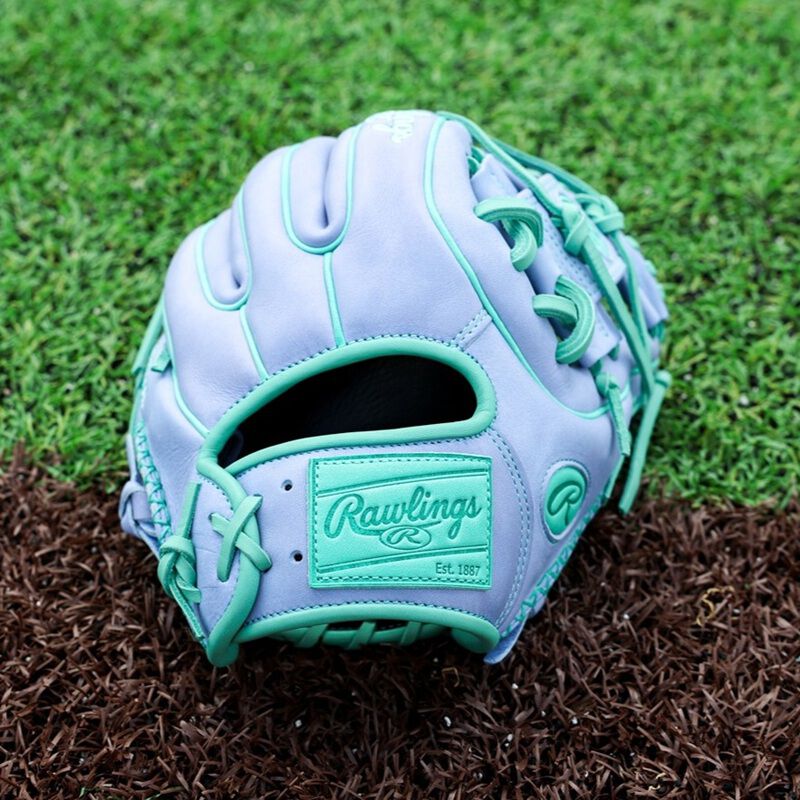 Rawlings Heart of the Hide ColorSync 10 Periwinkle Mint 11.5" Baseball Fielding Glove - PROR314-2PE