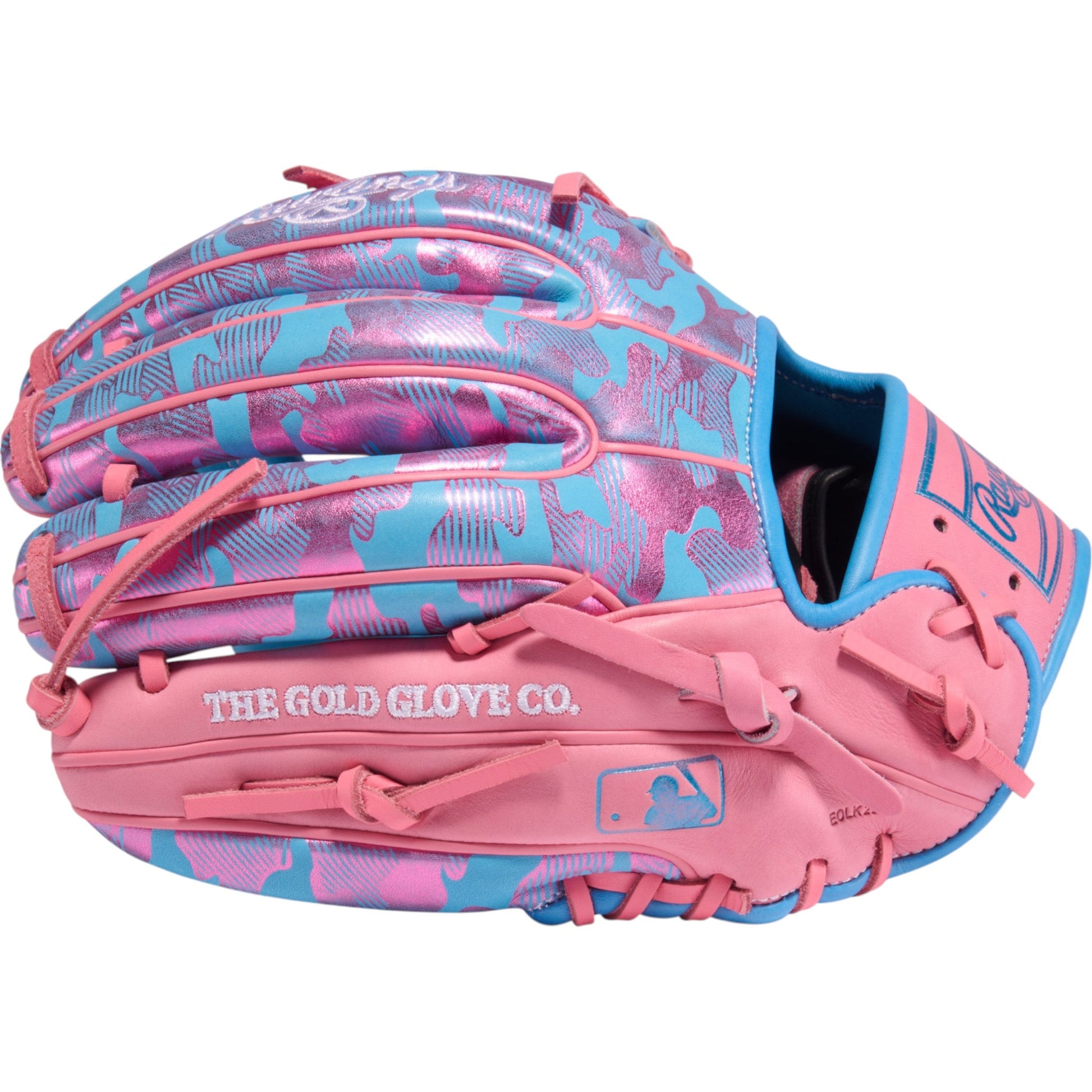 Rawlings Heart of the Hide ColorSync 10 Blue Metallic Camo 11.75" Baseball Fielding Glove - PROR315-32CBP