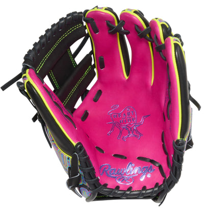 Rawlings Heart of the Hide ColorSync 10 Berry 11.5" Baseball Fielding Glove - PROR934-2BEB