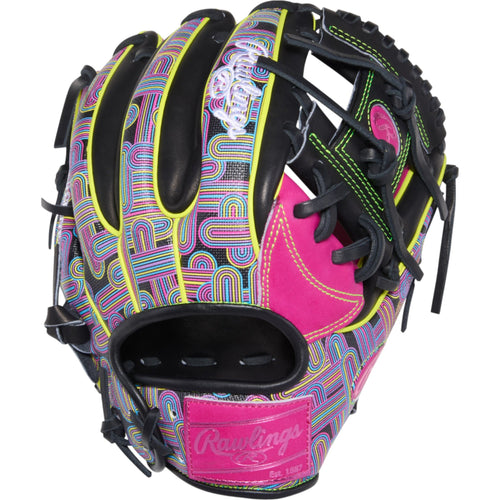 Rawlings Heart of the Hide ColorSync 10 Berry 11.5" Baseball Fielding Glove - PROR934-2BEB