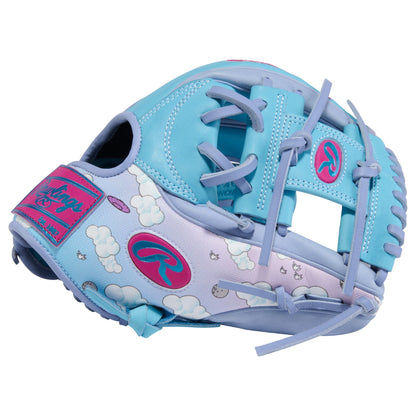 Rawlings Icon Fest Heart of the Hide Columbia Blue/Periwinkle 11.5" Baseball Fielding Glove - PROR934-2CBPE