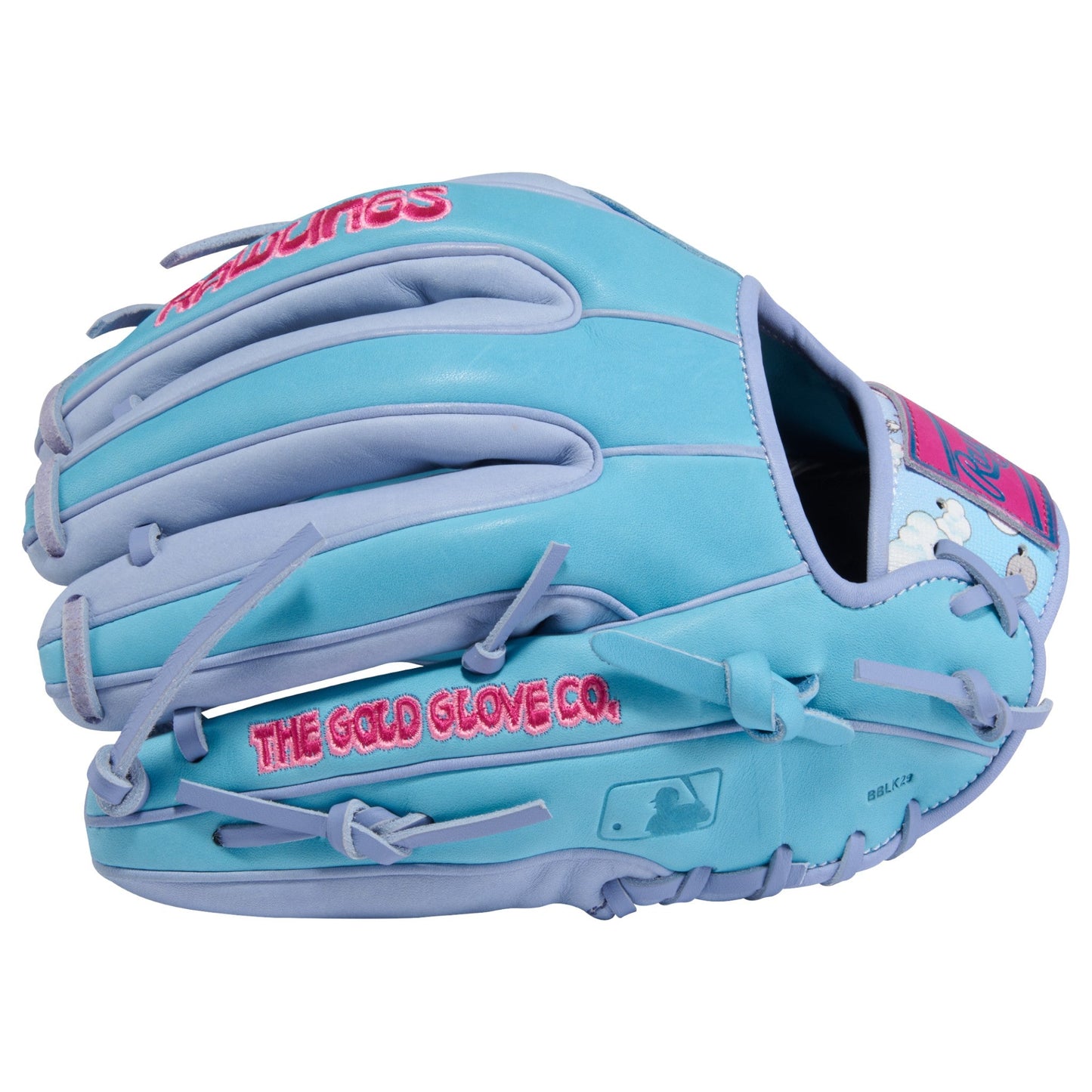 Rawlings Icon Fest Heart of the Hide Columbia Blue/Periwinkle 11.5" Baseball Fielding Glove - PROR934-2CBPE
