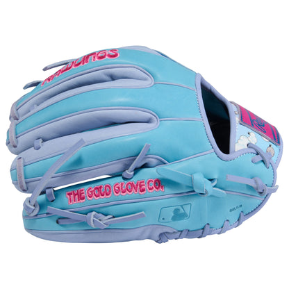 Rawlings Icon Fest Heart of the Hide Columbia Blue/Periwinkle 11.5" Baseball Fielding Glove - PROR934-2CBPE