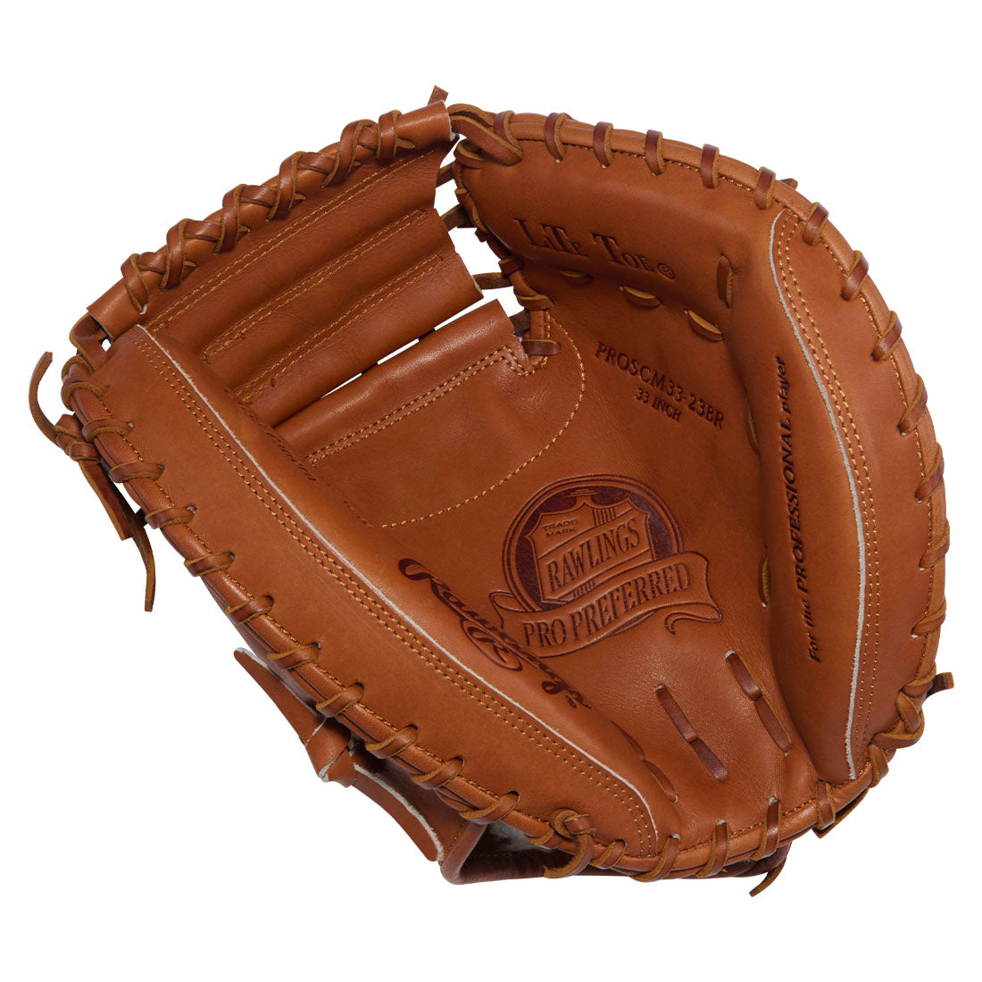 Rawlings Pro Preferred 33" Baseball Catcher's MItt: PROSCM33-23BR