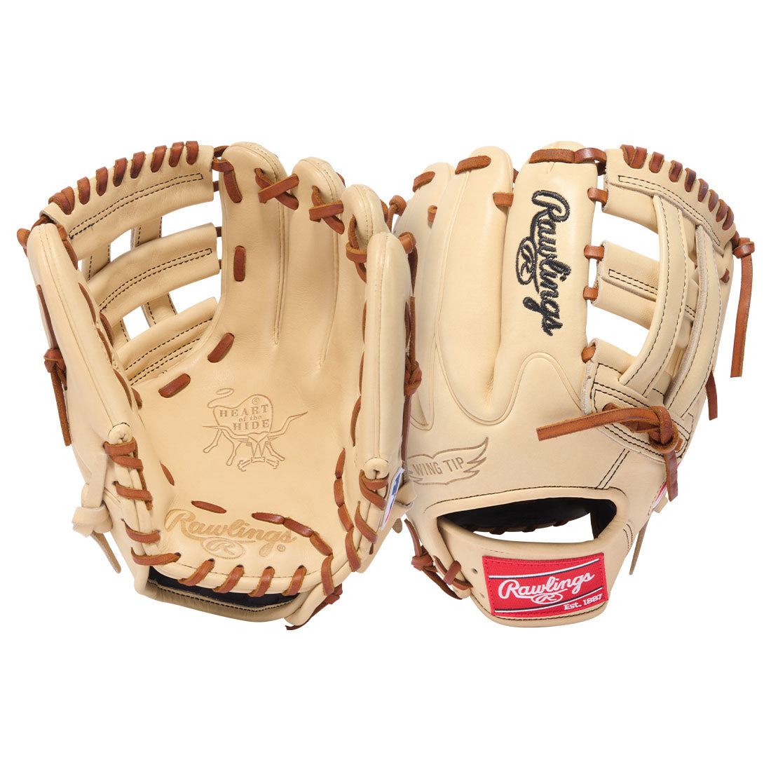 Rawlings Heart of the Hide Traditional Series 11.75" Infield Baseball Glove: PROT205W-6C