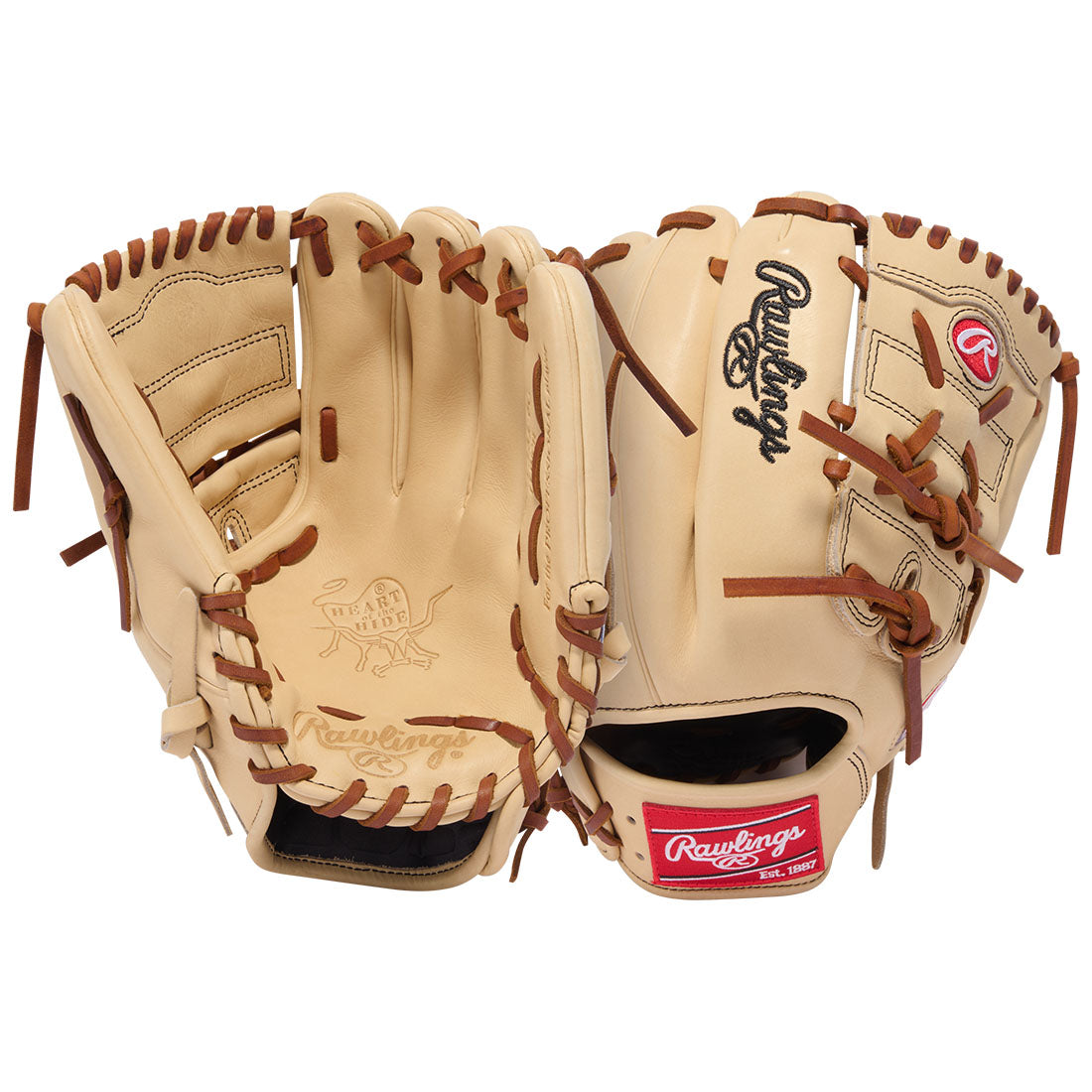 Rawlings Heart of the Hide Traditional Series 12" Utility Baseball Glove: PROT206-9C