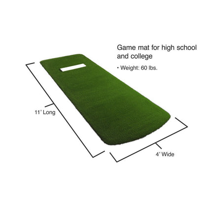 Portolite Long Spiked Non-Slip Softball Pitching Mat